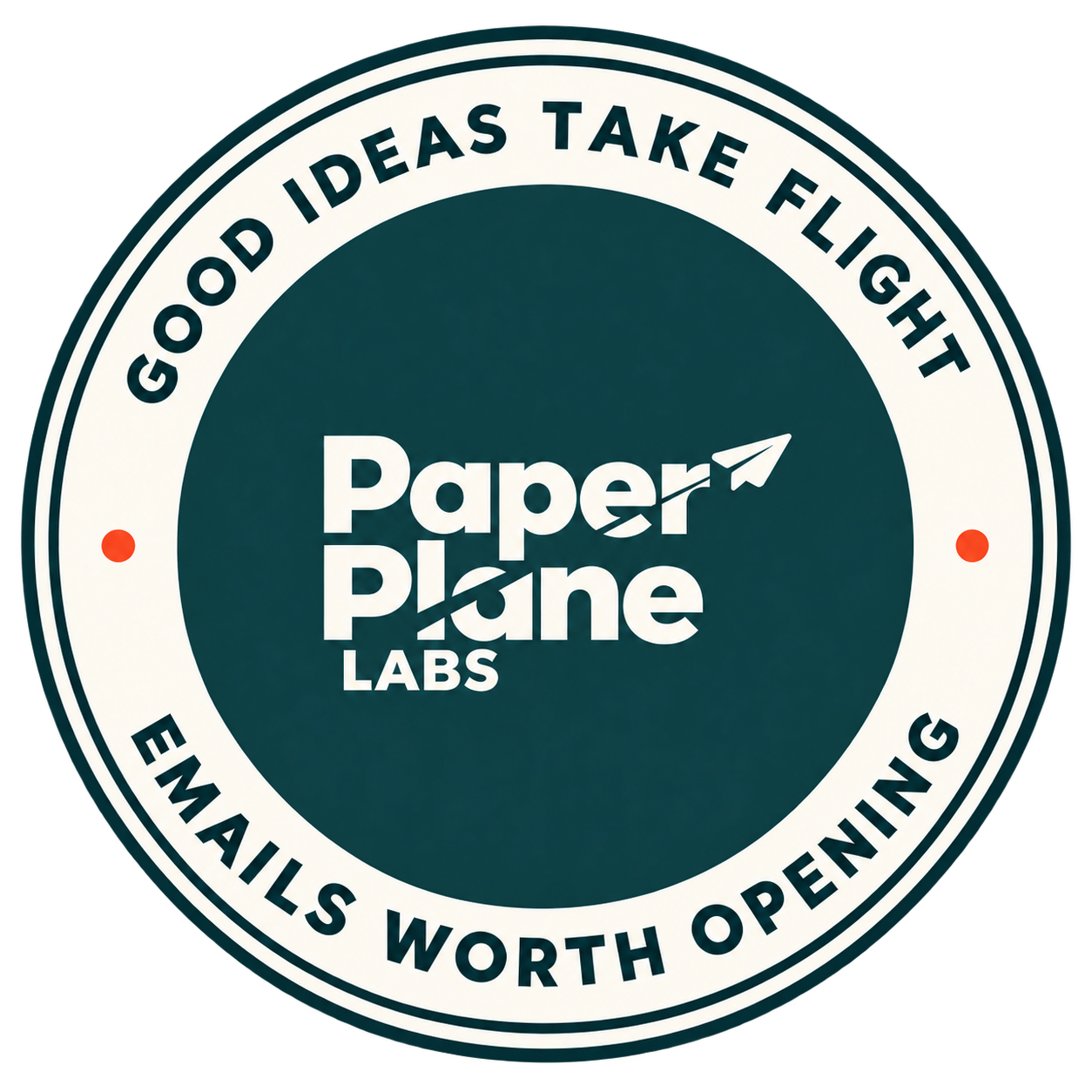 Paper Plane Labs. Good ideas take flight. Emails worth opening.